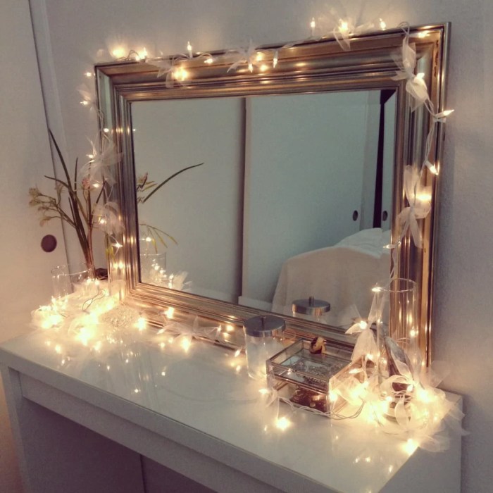 How to decorate bedroom with string lights