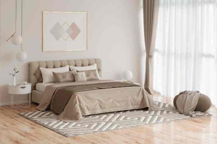 Decorar un dormitorio con paredes beige: ideas y consejos