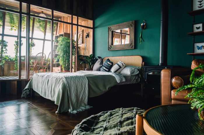 Decorar un dormitorio verde oscuro: una guía completa