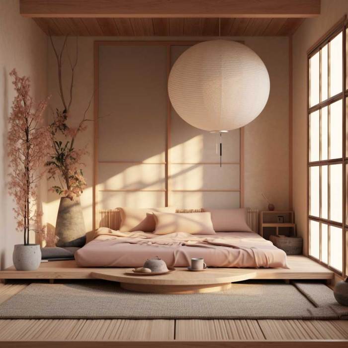 How to decorate a small zen bedroom