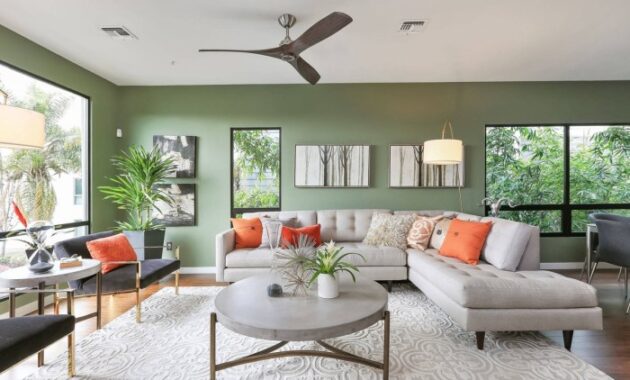 How to decorate my green living room Tips for a fresh and vibrant space