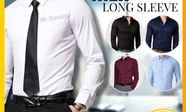 Concise and Clear Mens Long Shirt Dress for Stylish Men