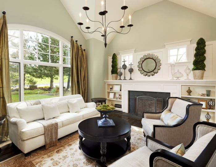 How to decorate a cream living room