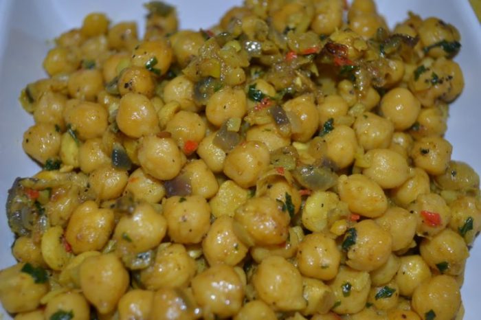 How to cook channa trini style