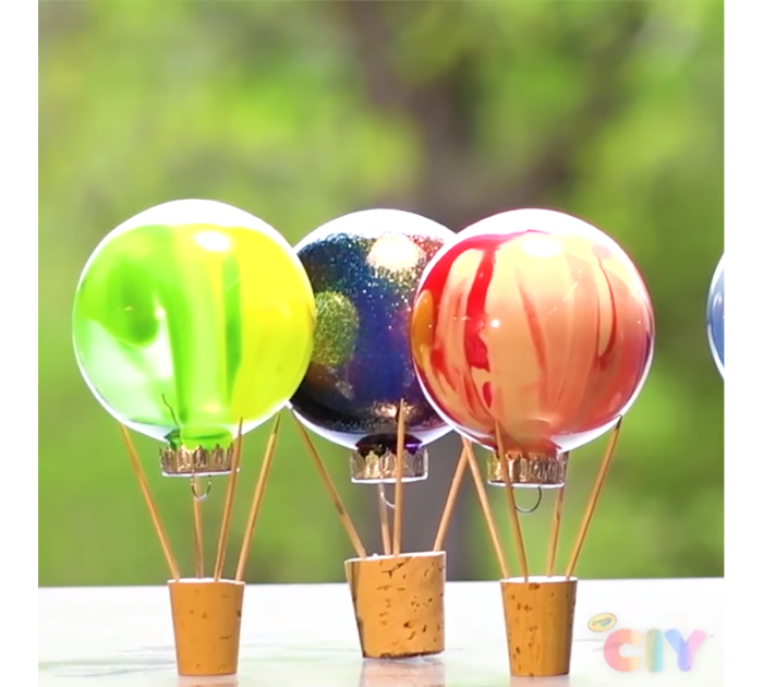 How to make hot air balloon decoration