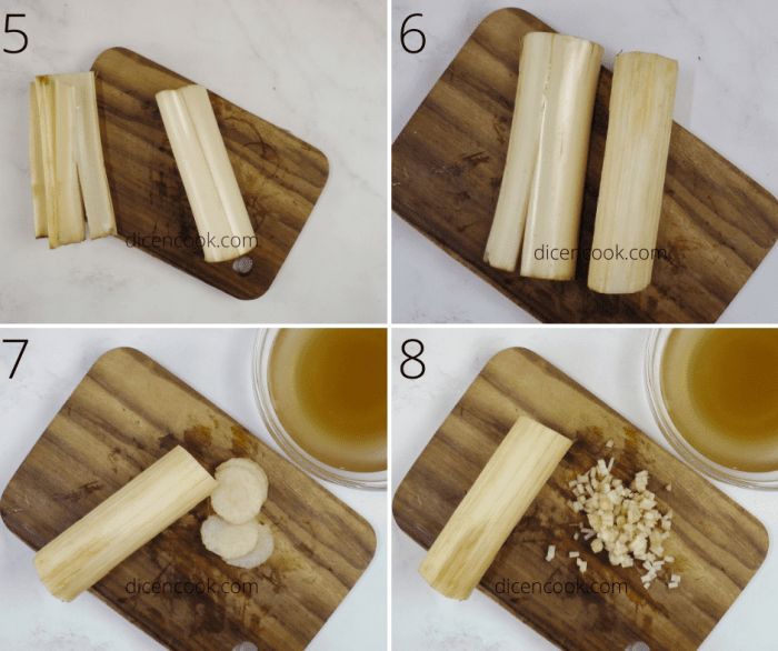 How to cook banana stem chinese style