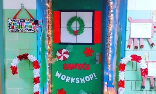 How to Make a Santa Door Decoration