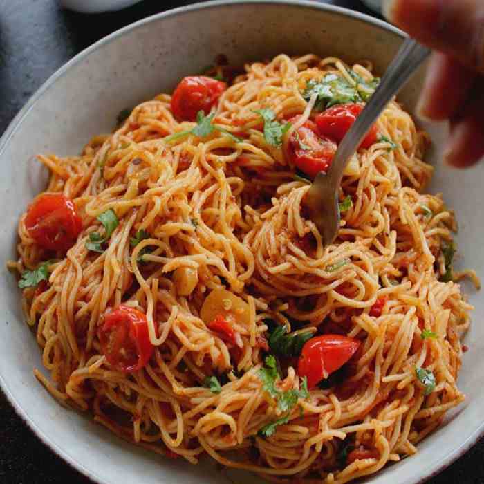 How to cook spaghetti indian style