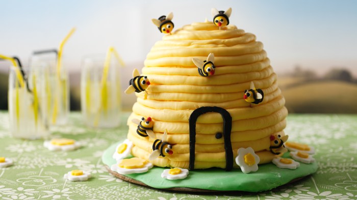 How to make bees for cake decoration