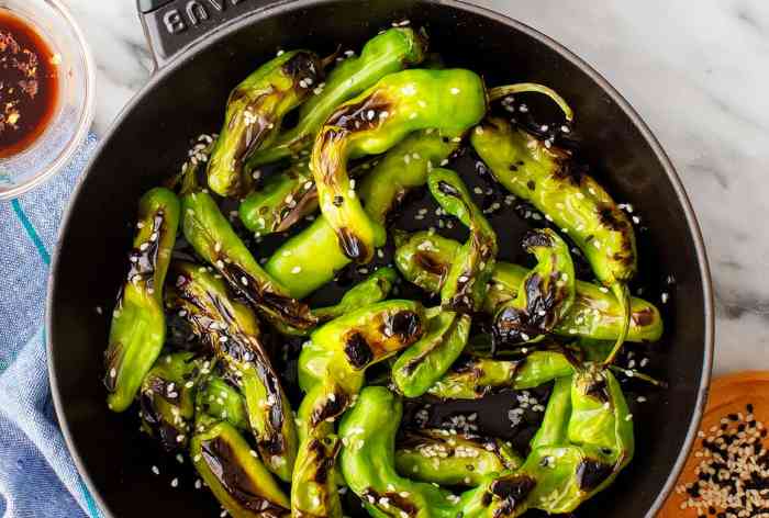 How to cook shishito peppers japanese style