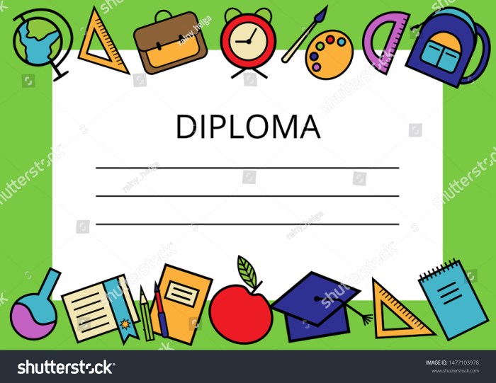 How to make a diploma for decoration